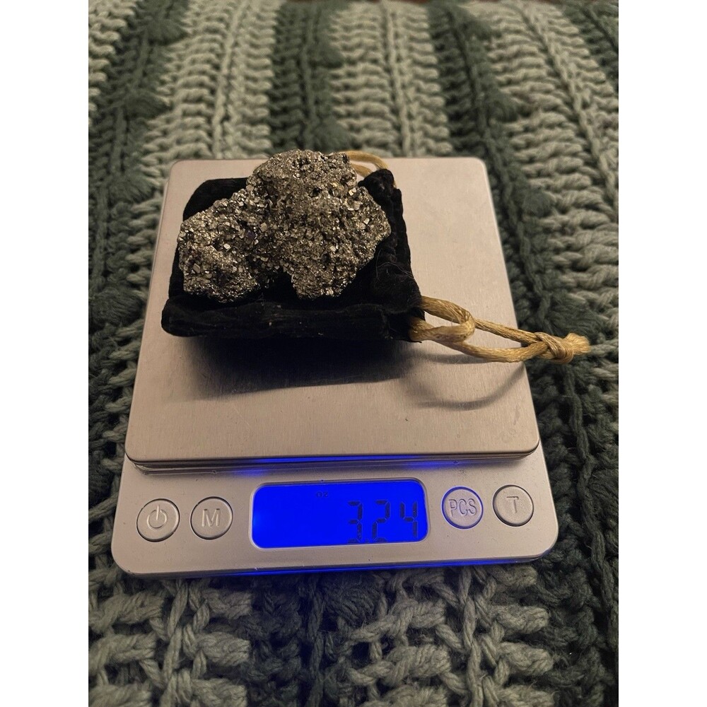 88.7 Gram 3.13 Ounce Pyrite Nugget 2 In x 1.5 in